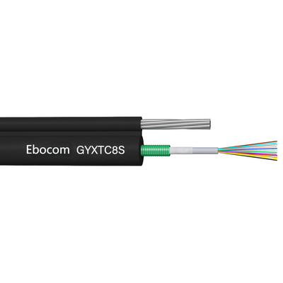 Factory Price GYXTC8S Outdoor Self-Supporting Figure 8 Fiber Optic Cable 2-12 Core Steel Tape Armored