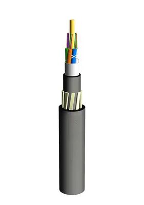 Rodent-Proof Flat FRP Armored Outdoor Fiber Cable With Dual Jacket