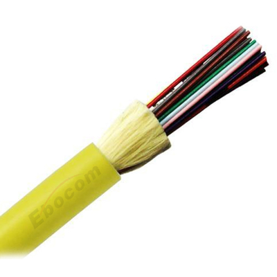 GJFJH Indoor Fiber Optic Cable Tight Buffer 2 4 12 24 Core SM MM OM1 OM2 For Networking
