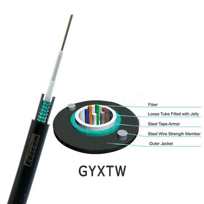 Cáp quang sợi GYXTW ngoài trời 2 4 6 8 12 24core Networking