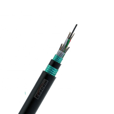 High quality  GYTA53 Fiber Optic Cable 60 core with G652D strength communication