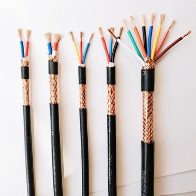 RVVP 0.3mm2 ~ 2.5mm2 Cáp linh hoạt được bảo vệ đôi 2 ~ 6 lõi Cáp tín hiệu bảo mật