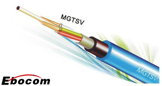 Cáp chống cháy MGTSV SM MM 12 24 48 96 lõi cho ứng dụng khai thác mỏ ống dẫn
