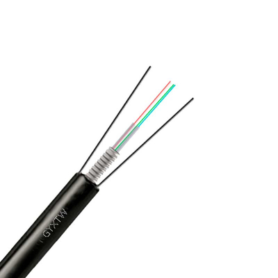 Cáp quang ngoài trời 48 Core GYXTW G652D, cấu trúc chống thấm nước, lõi thép gia cường, vỏ PE cho mạng trục