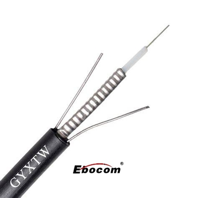 GYXTW 12 lõi chế độ đơn ngoài trời Cáp quang sợi G652D băng thép bọc thép ống lỏng PE áo khoác cho viễn thông đường dài