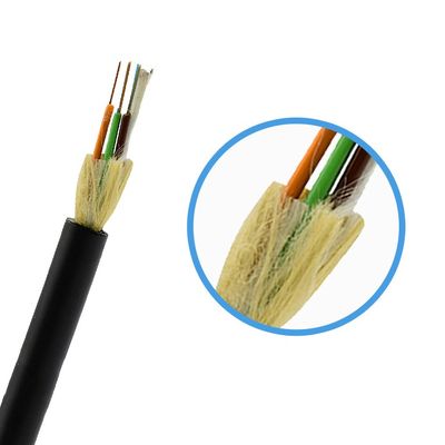 Cáp quang tự treo phi kim loại hoàn toàn 48 96 Core Khoảng cách 100m SJ Dùng cho Xây dựng Mạng