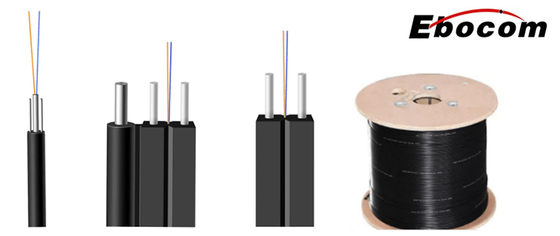Cáp thả GJYXFCH ngoài trời không kim loại 1-4 lõi G652D G657A1 G657A2 cho truyền thông FTTH