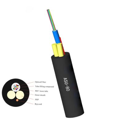 ASU Self-Supporting FRP Strength Tube 7.0/8.0 HDPE Drop Cable