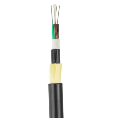 Cáp quang ADSS 48 lõi, hai lớp vỏ, hoàn toàn cách điện, tự treo cho khoảng vượt 200m