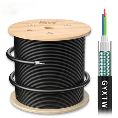GYXTW 12 Core OM3 Multimode Outdoor Fiber Optic Cable cho mạng tốc độ cao